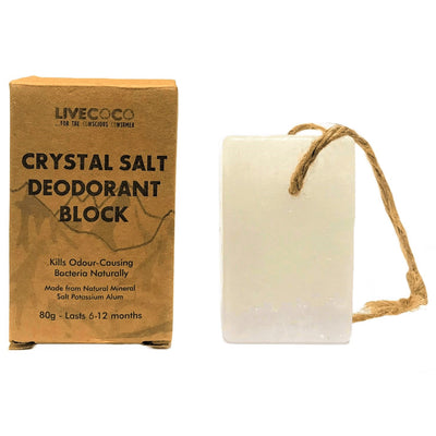 Desodorante de sal de cristal