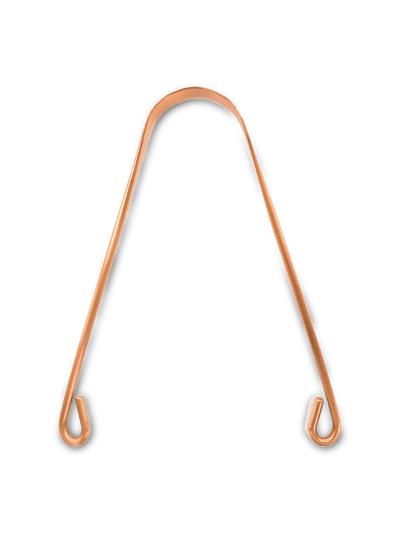 Pure Copper Tongue Scraper (anti-microbial)