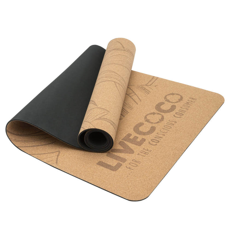 Cork Yoga Mat & Canvas Bag