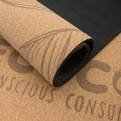 Cork Yoga Mat & Canvas Bag