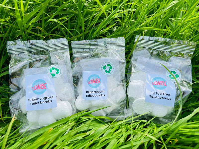 Eco-Toilet Bomb Cleaners (Essential Oils, UK Handmade)