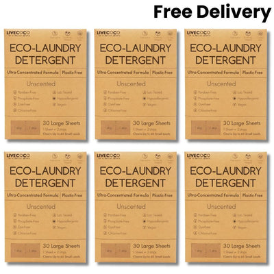 Eco-Laundry Detergent Sheets (60 Loads)
