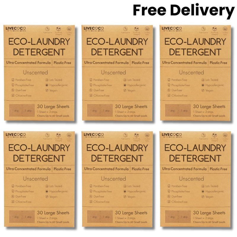 Eco-Laundry Detergent Sheets (60 Loads)