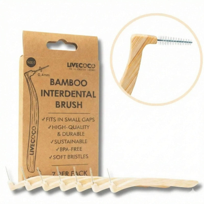 Sale Bamboo Interdental Brushes (Reusable-7 pack) from 181.000₫ from 181.000₫ Regular price 541.000₫ 541.000₫ Save 360.0