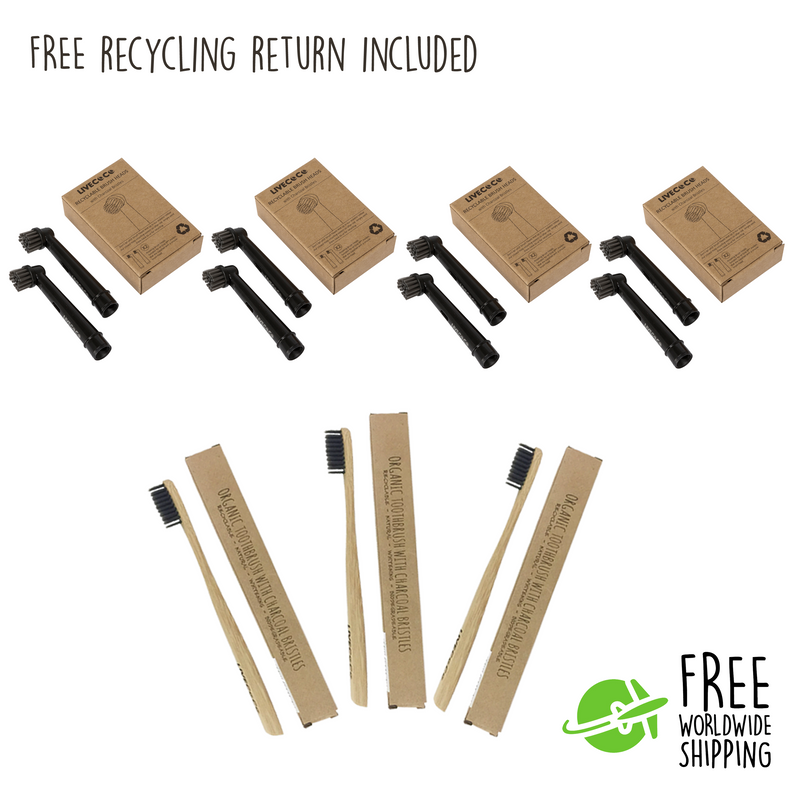 Zero Waste Recyclable Dental Care - Family Pack - LiveCoco