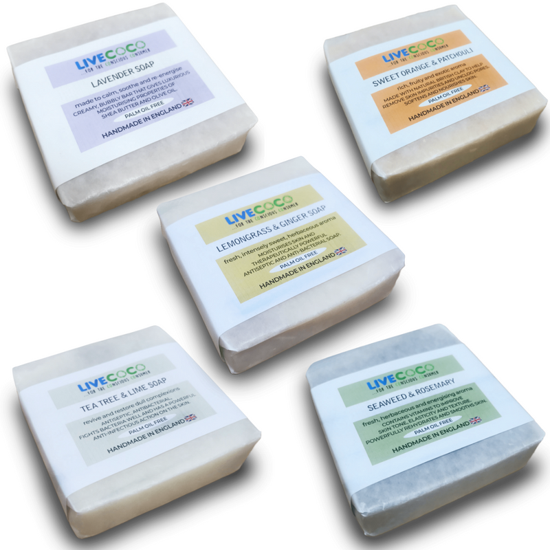Natural Handmade Soaps (80g) - Made in England