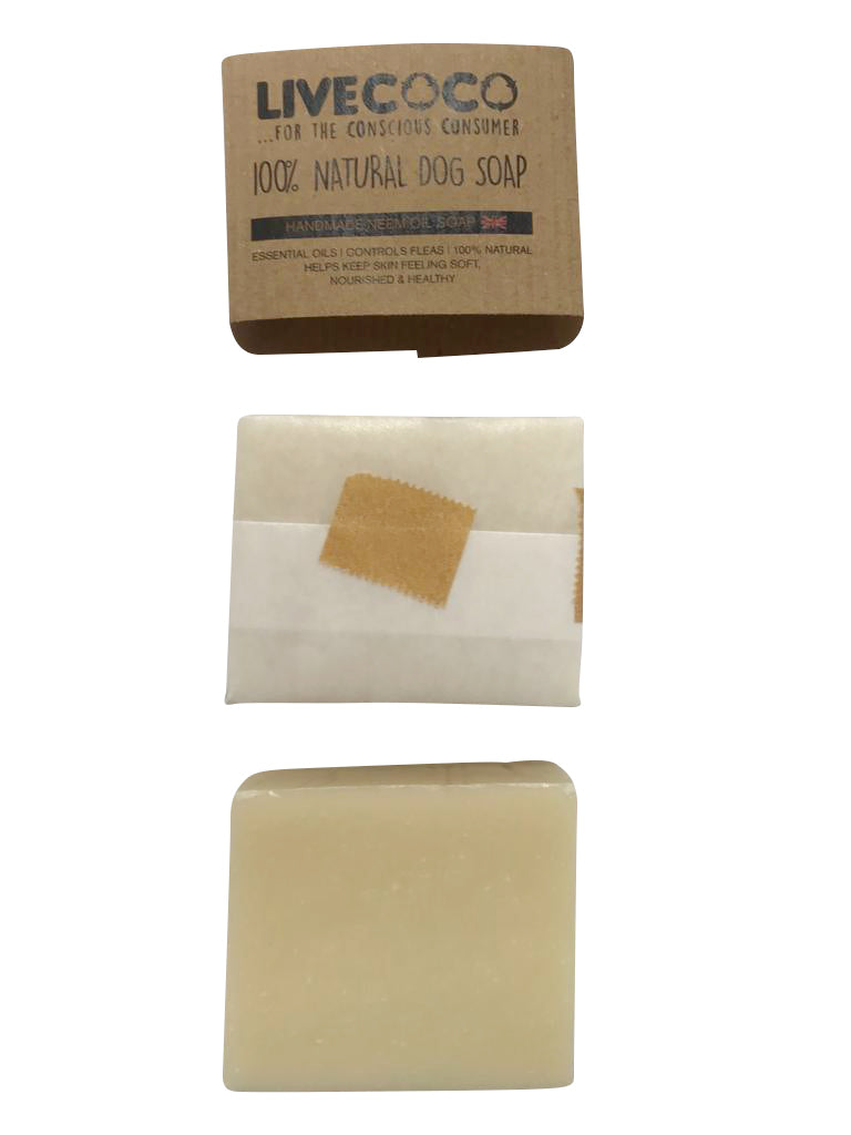 Handmade Dog Soap & Moisturising Skin and Paw Balm - LiveCoco