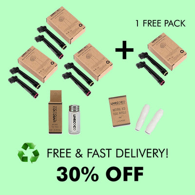 Sustainable Toothbrush Heads + Eco-Floss + FREE GIFTS Today (USA)