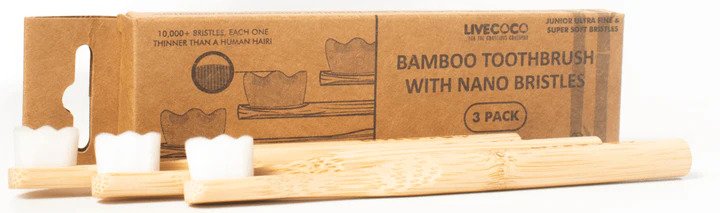 LiveCoco™ Sensory Toothbrush - Sustainable Bamboo